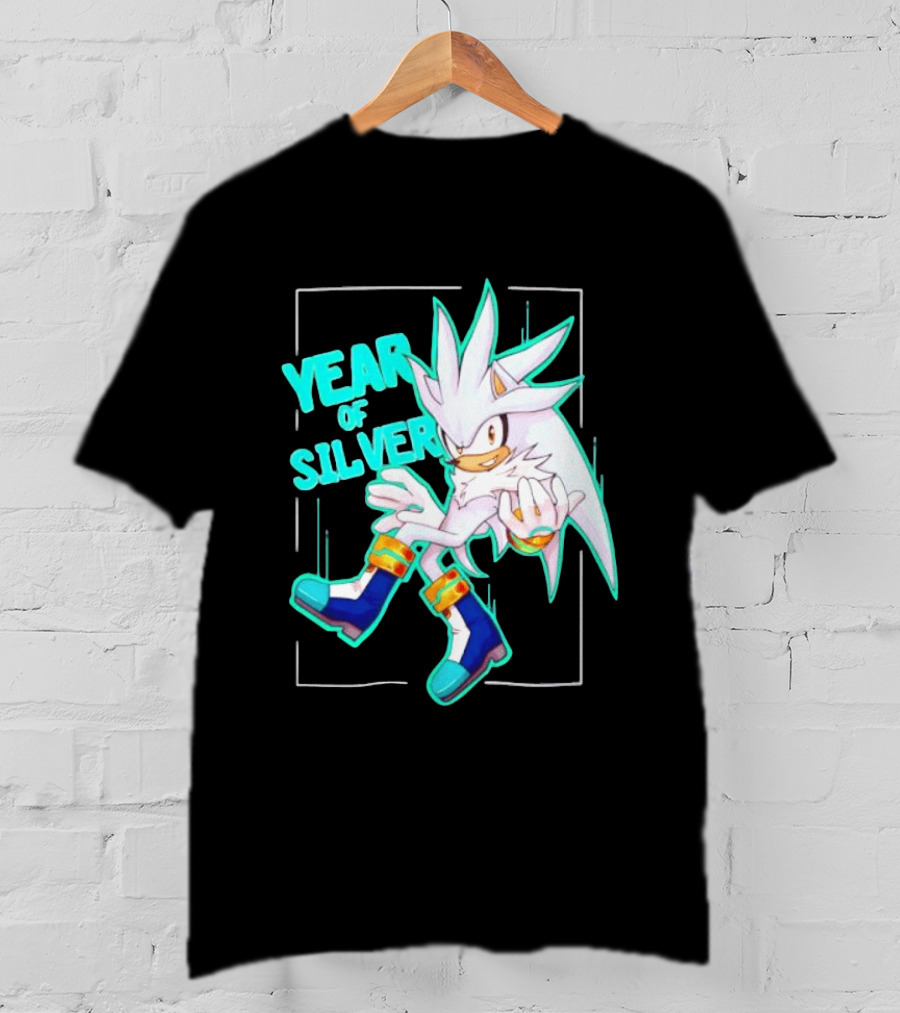 Year Of Silver Hedgehog Classic Character T-Shirt