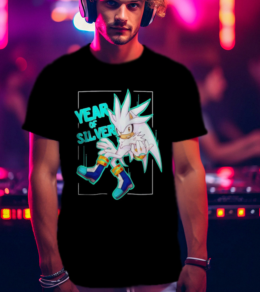 Year Of Silver Hedgehog Classic Character T-Shirt