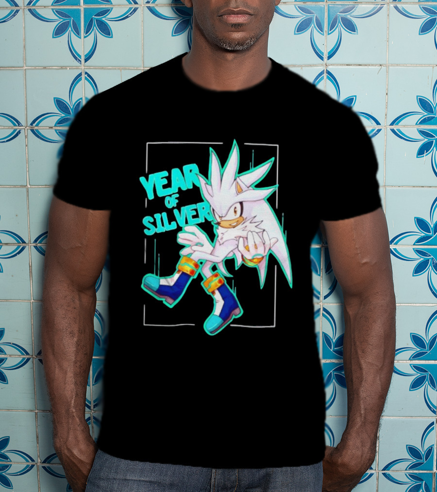 Year Of Silver Hedgehog Classic Character T-Shirt