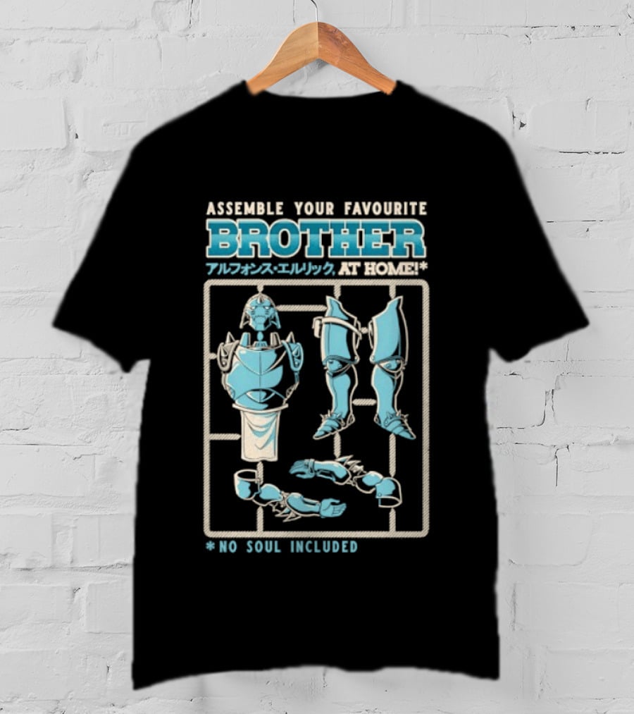 Assemble Your Favourite Brother Alphonse Elric No Soul Included T-Shirt