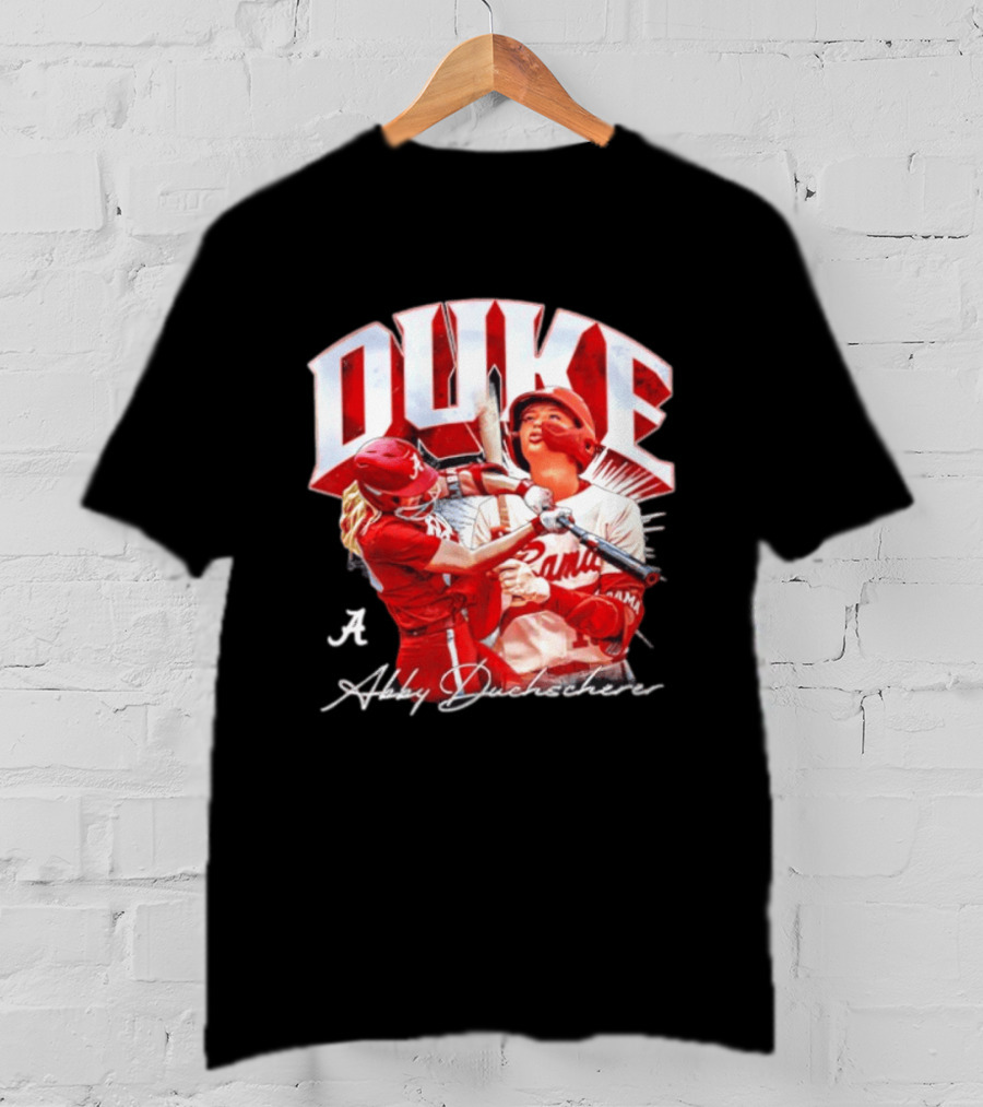 A Abby Duchscherer Alabama Crimson Tide Softball Duke T-Shirt