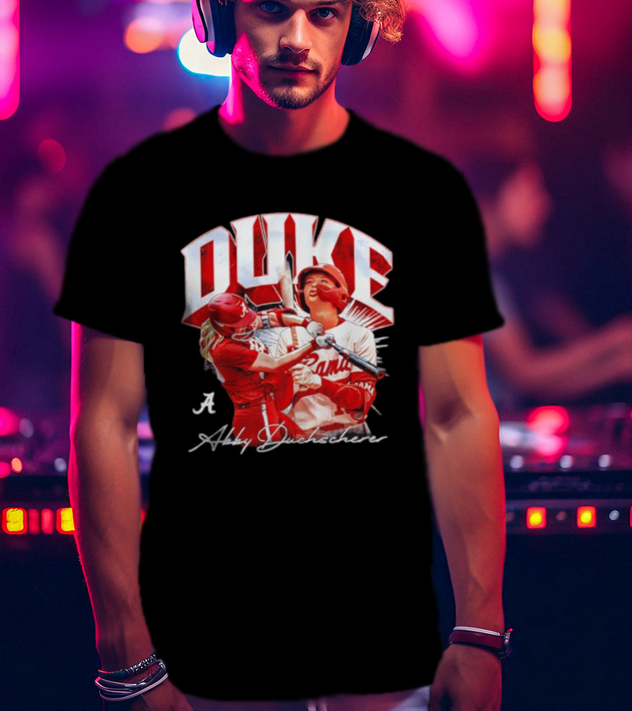 A Abby Duchscherer Alabama Crimson Tide Softball Duke T-Shirt