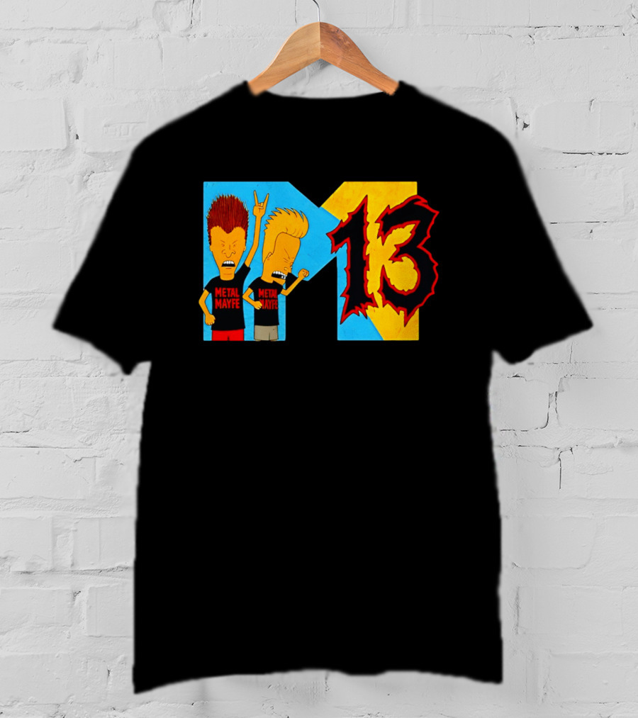 Metal Mayhem Beavis And Butt Head Rock Out 13 T-Shirt