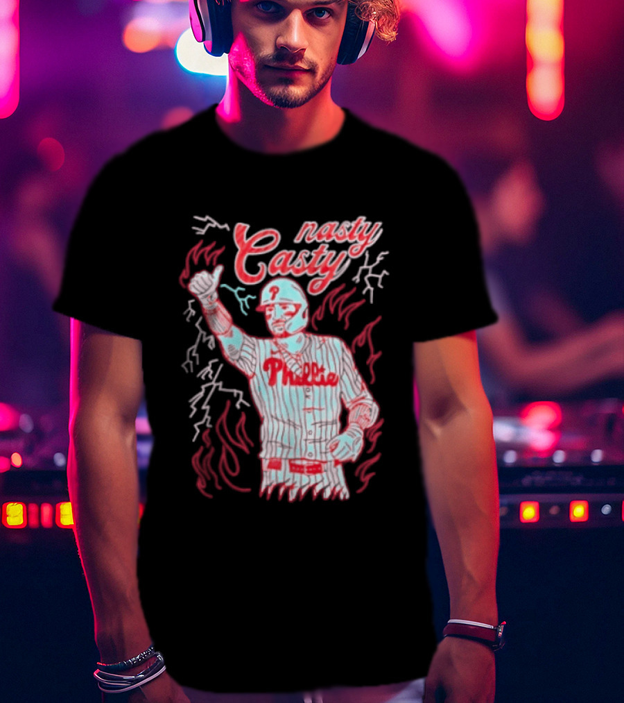 Nasty Casty Philadelphia Phillies Bryce Harper T-Shirt