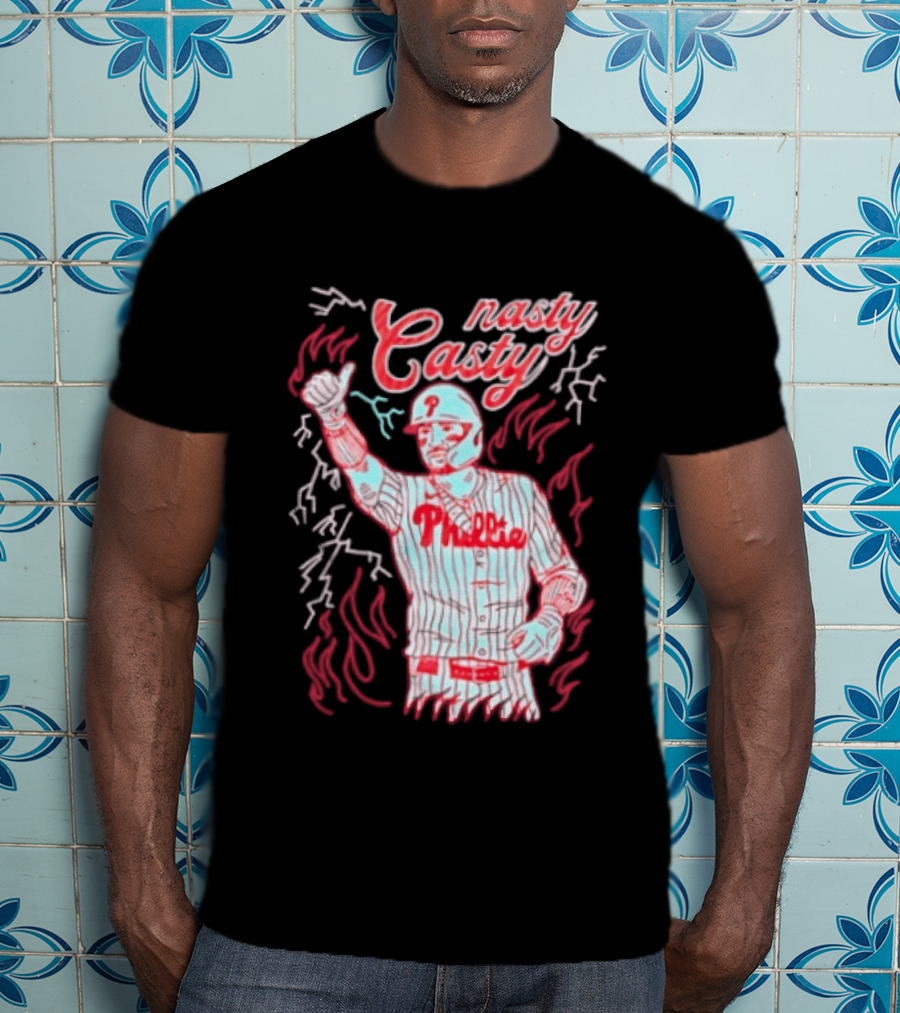Nasty Casty Philadelphia Phillies Bryce Harper T-Shirt