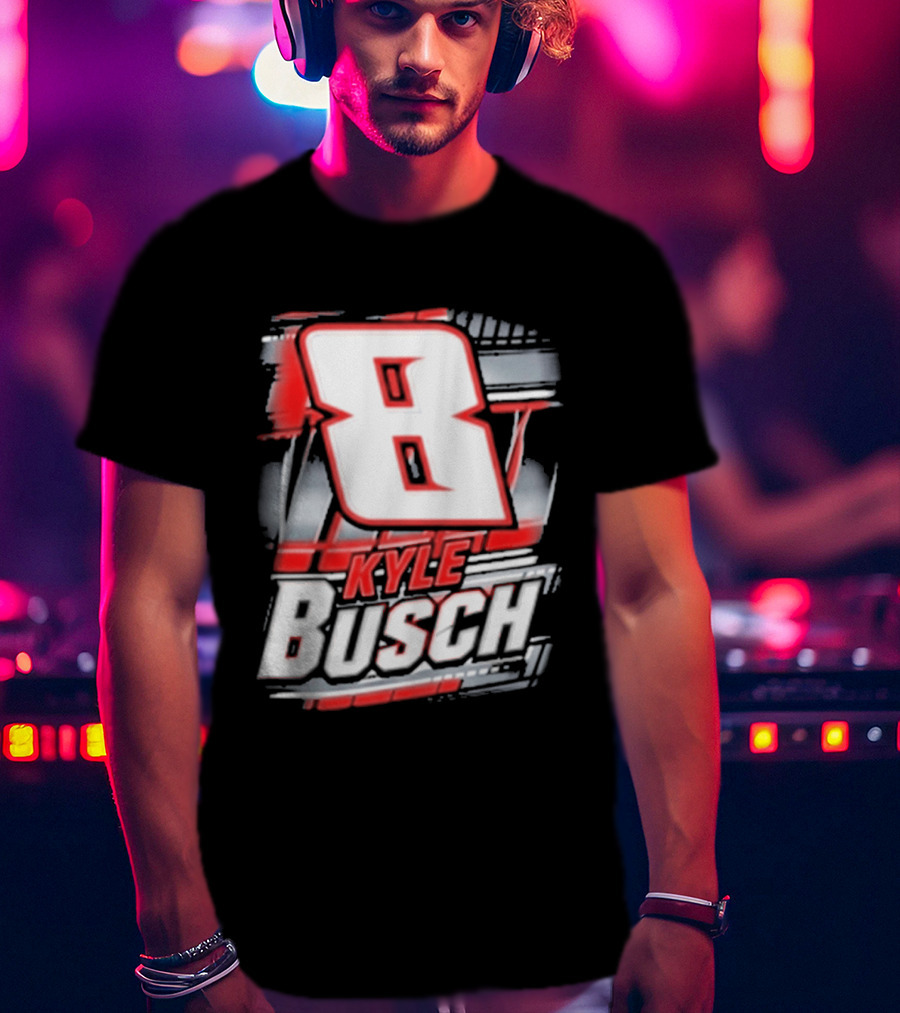 Kyle Busch Number 8 Racing NASCAR Fan T-Shirt