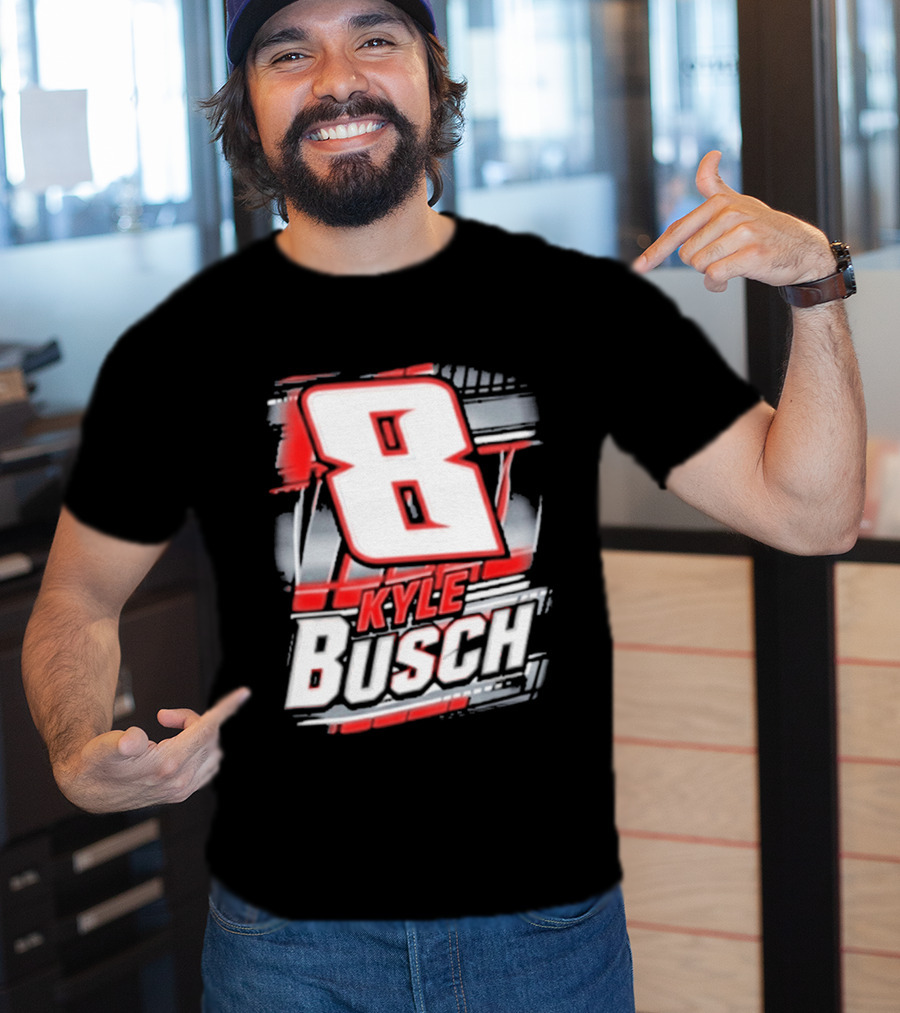 Kyle Busch Number 8 Racing NASCAR Fan T-Shirt