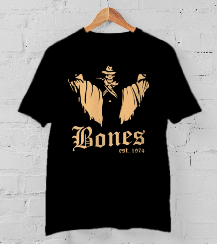 Crossmen Gold Bones Est 1974 Skeleton Cowboy T-Shirt