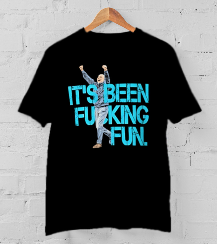 Pep Guardiola Manchester City It's Been Fucking Fun Celebration T-Shirt