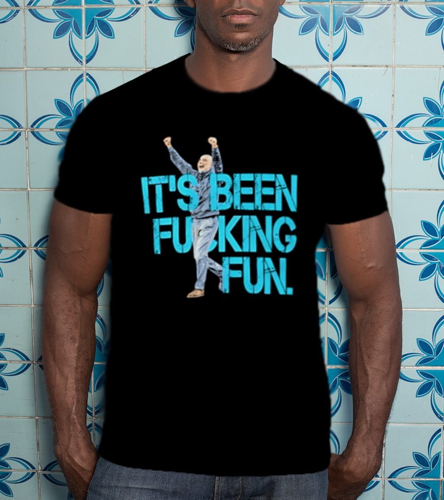 Pep Guardiola Manchester City It's Been Fucking Fun Celebration T-Shirt