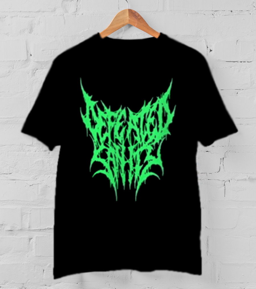 Reality Fade Defeated Sanity Electric Green Dripping T-Shirt