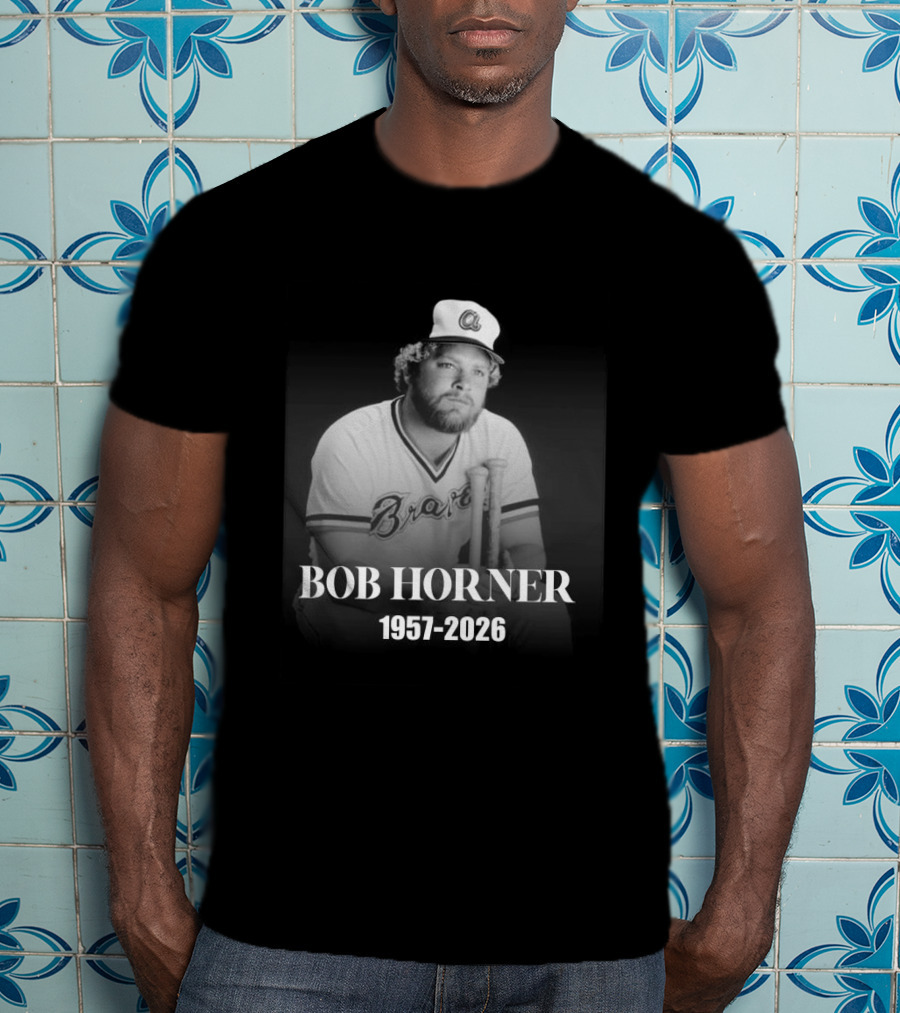 Bob Horner Braves 1957 2026 Memoriam T-Shirt