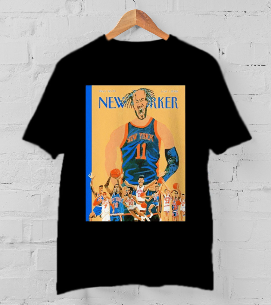 Kings Of New York Jalen Brunson New York Knicks New Yorker Issue Jan 1 2024 Basketball Players T-Shirt