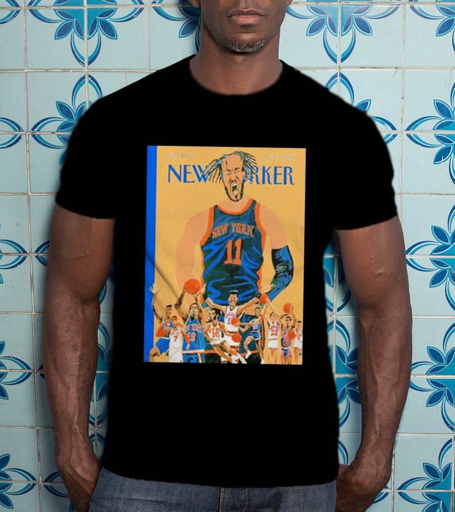Kings Of New York Jalen Brunson New York Knicks New Yorker Issue Jan 1 2024 Basketball Players T-Shirt