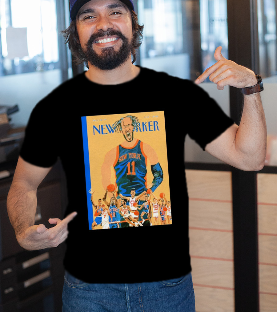 Kings Of New York Jalen Brunson New York Knicks New Yorker Issue Jan 1 2024 Basketball Players T-Shirt