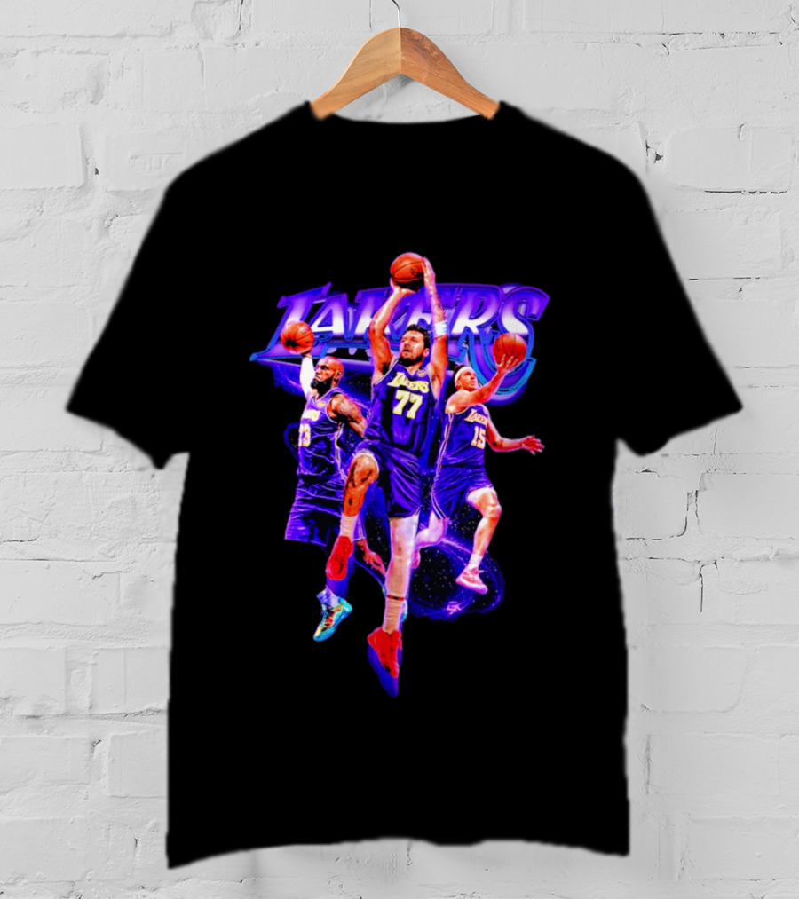 Lakers Lakeshow Big 3 Players Los Angeles Lakers Basketball Team T-Shirt