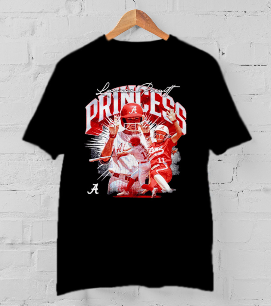 Larissa Preuitt Alabama Princess Softball NCAA Player Collage T-Shirt