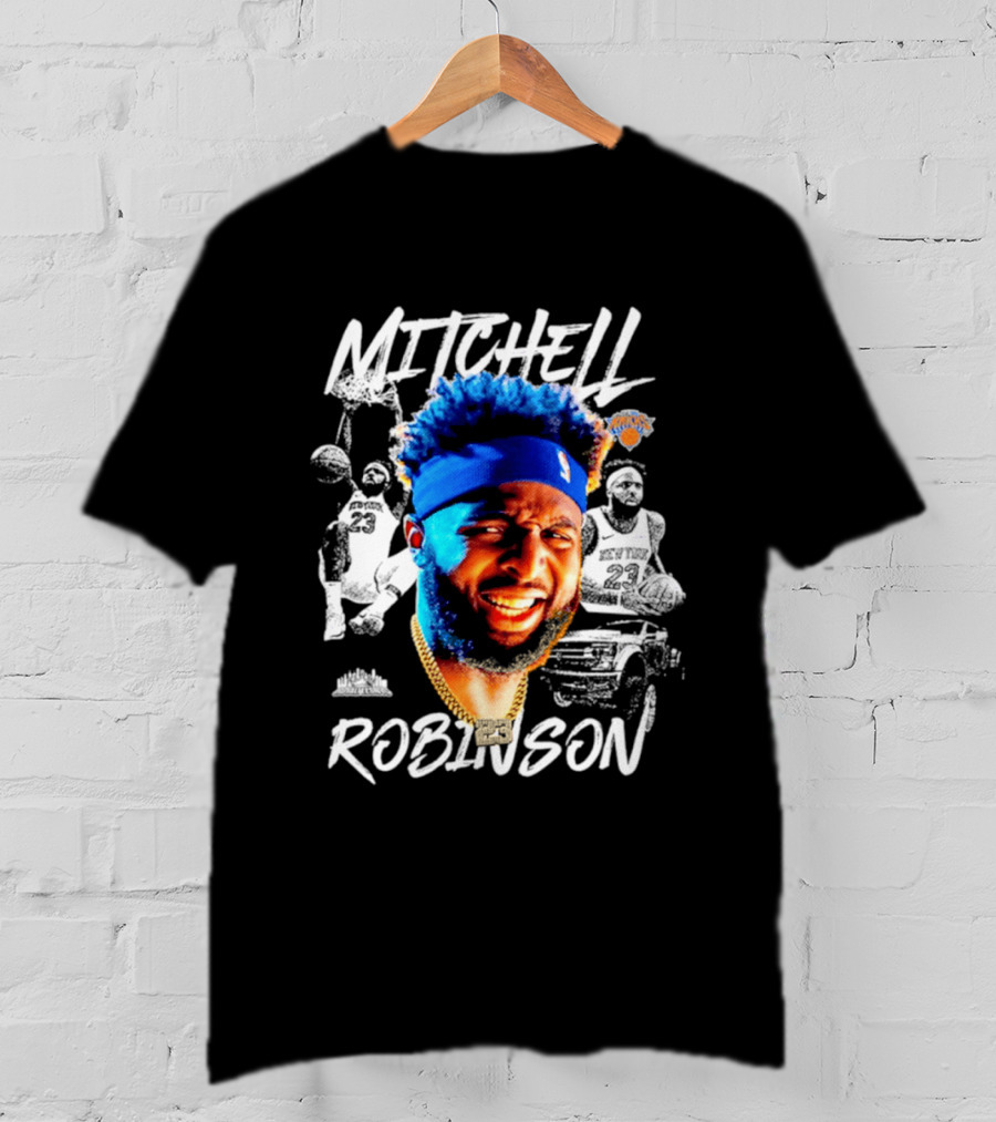 Mitchell Robinson New York Knicks NBA Basketball Player T-Shirt