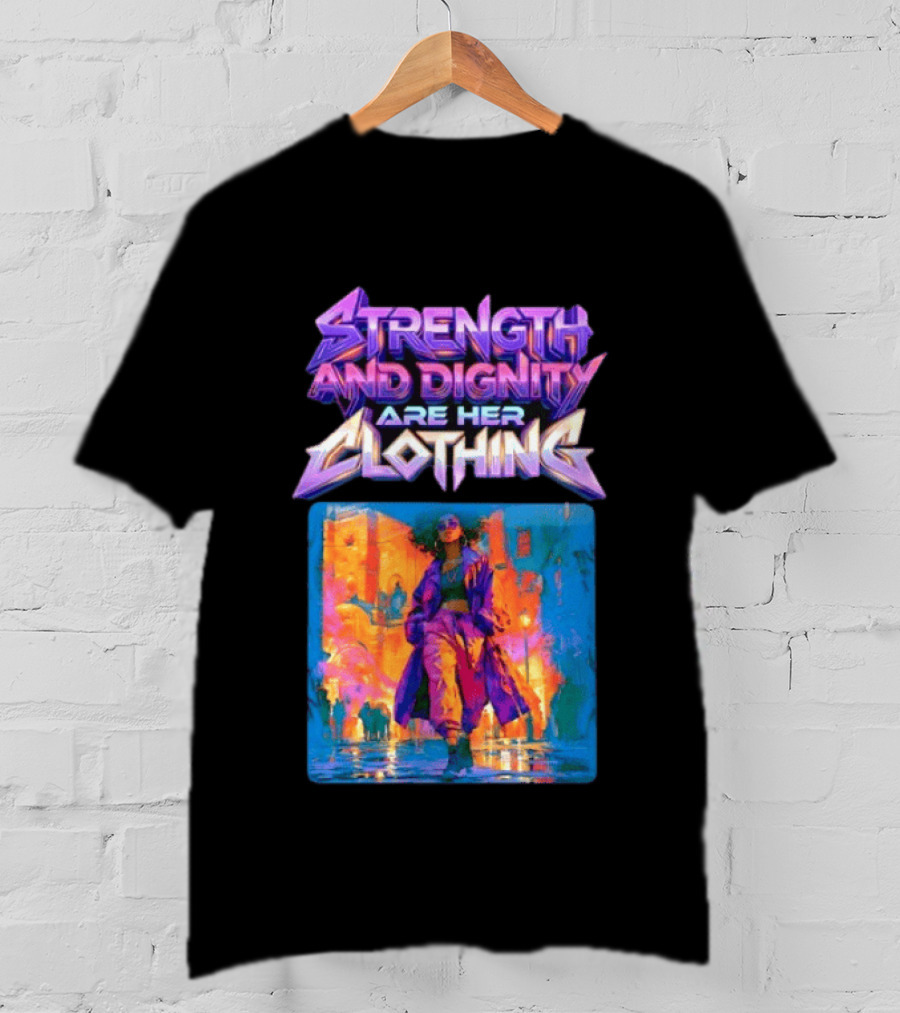 Strength And Dignity Street Girl Urban Vibes T-Shirt