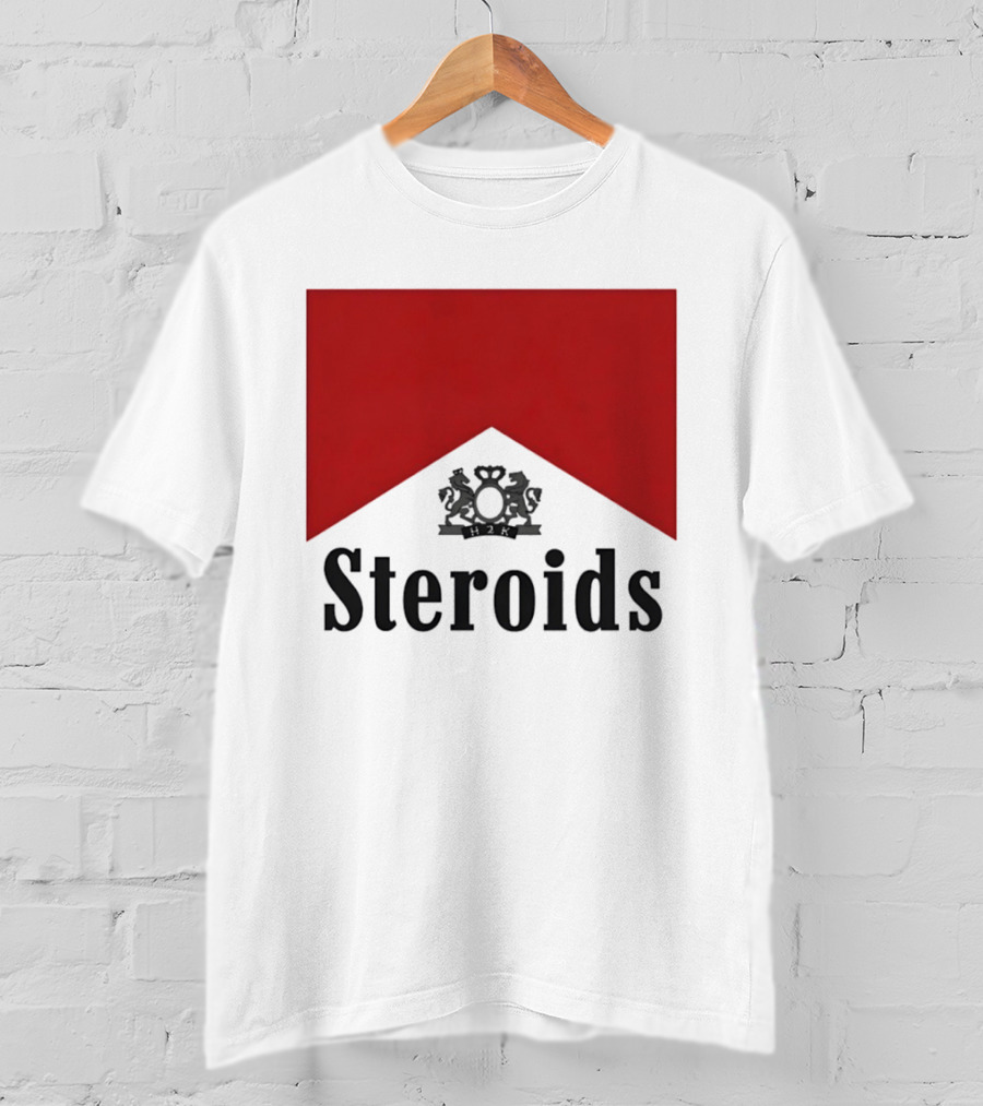 Steroids Bodybuilding Cigarette Box T-Shirt