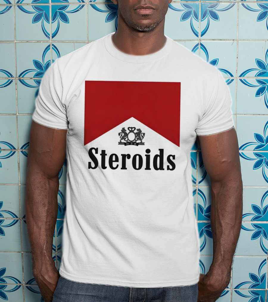 Steroids Bodybuilding Cigarette Box T-Shirt