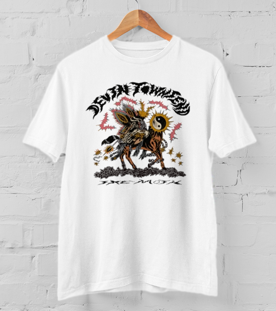 Devin Townsend The Moth Yin Yang Sunburst Creature T-Shirt