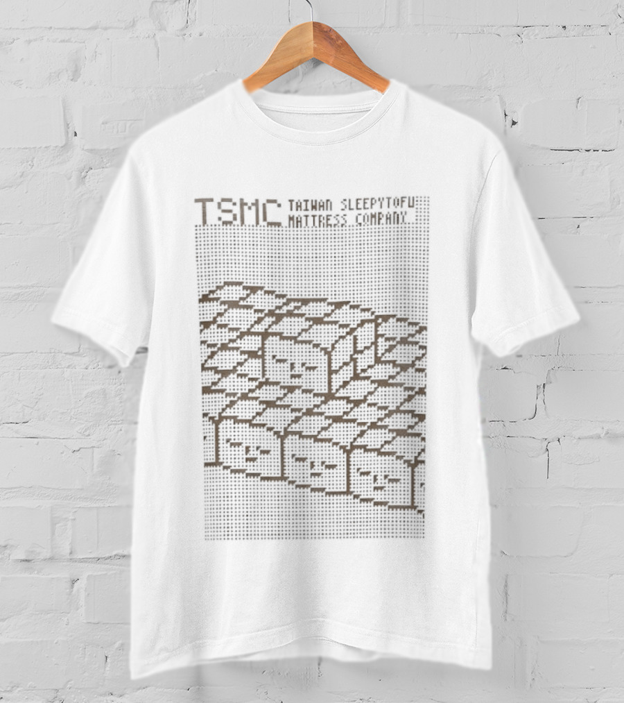 TSMC Taiwan Sleepytofu Mattress Company Tofu Blocks T-Shirt
