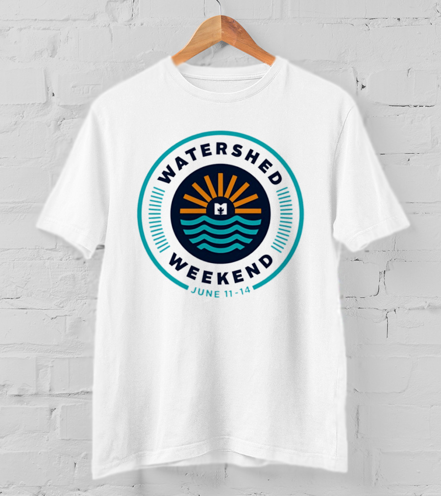 Watershed Weekend June 11 14 Sun Water Nature Outdoors Minimalist T-Shirt