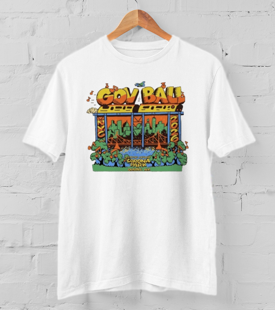 Gov Ball 2020 Flushing Meadows Corona Park Queens NY T-Shirt