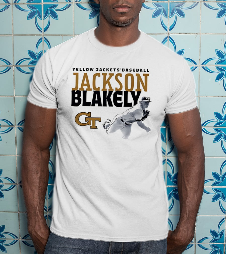 Georgia Tech Yellow Jackets Baseball Jackson Blakely GT T-Shirt