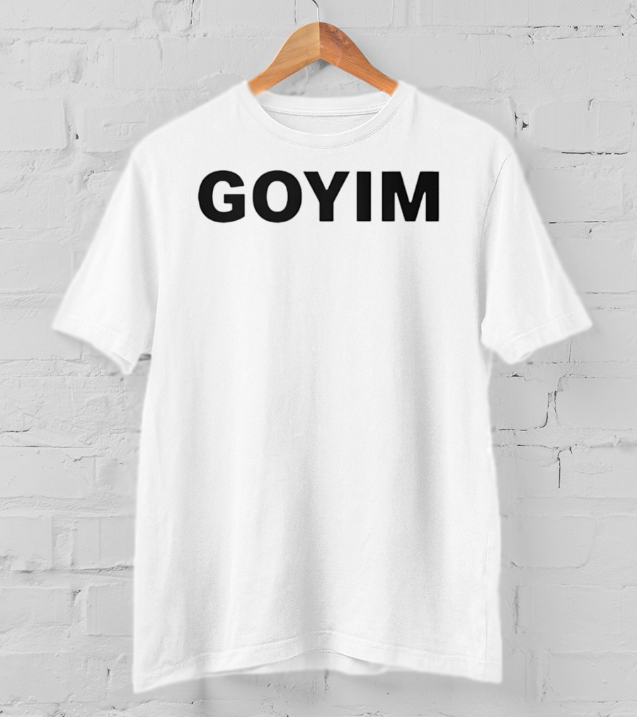Goyim Minimalist Aesthetic T-Shirt
