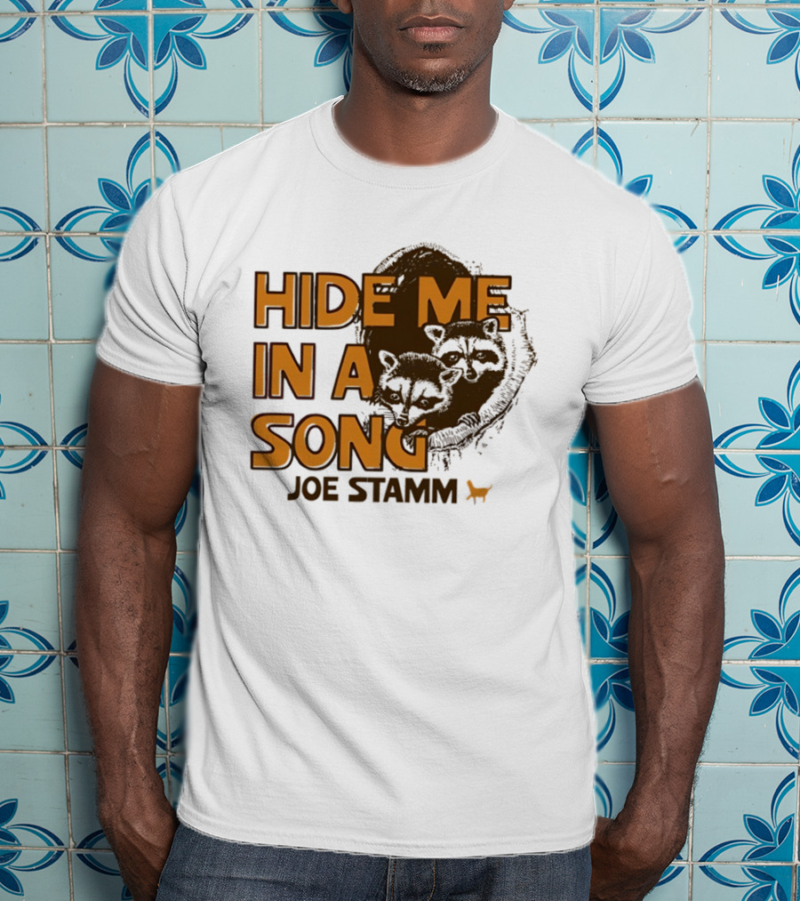 Hide Me In A Song Joe Stamm Raccoons Forest Nature T-Shirt