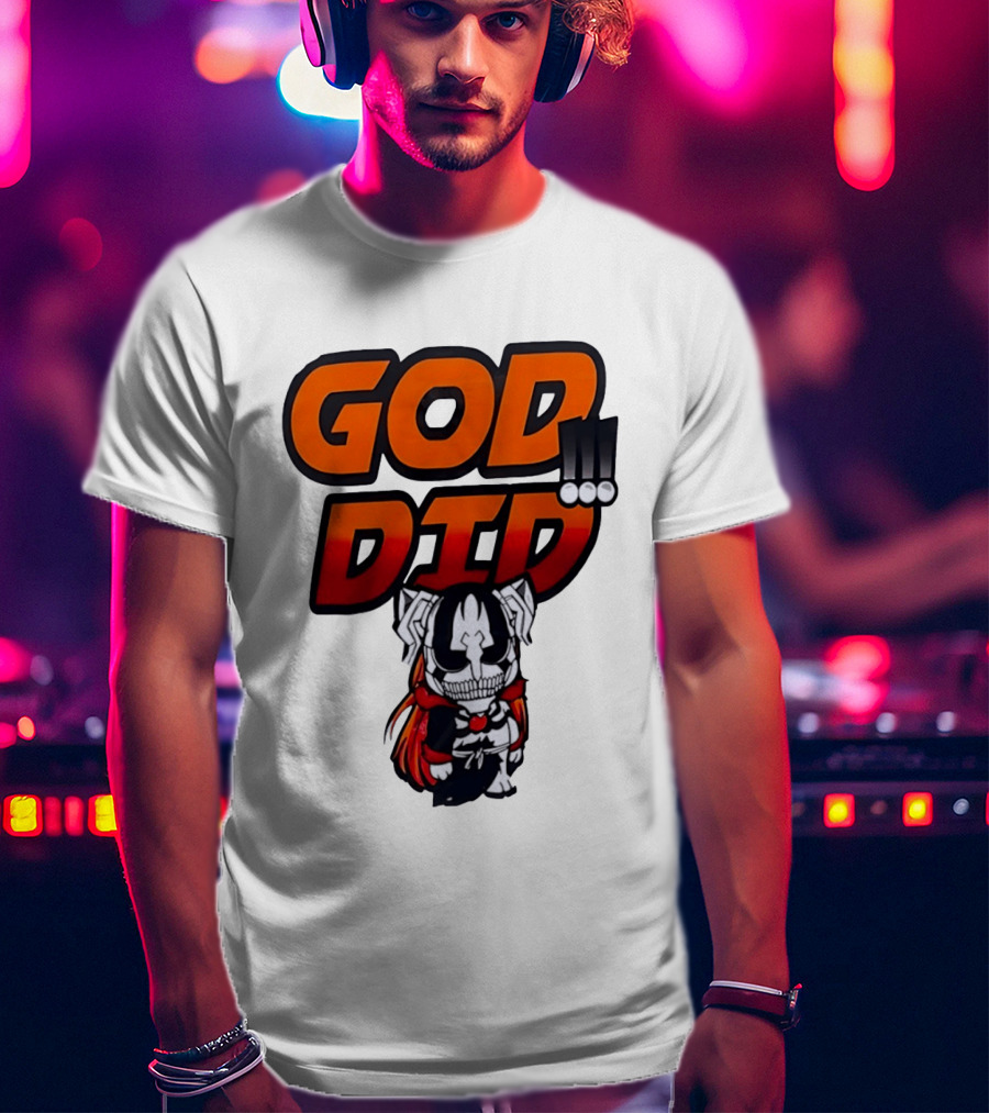 Ichigo Kurosaki God Did Bleach Anime Chibi T-Shirt