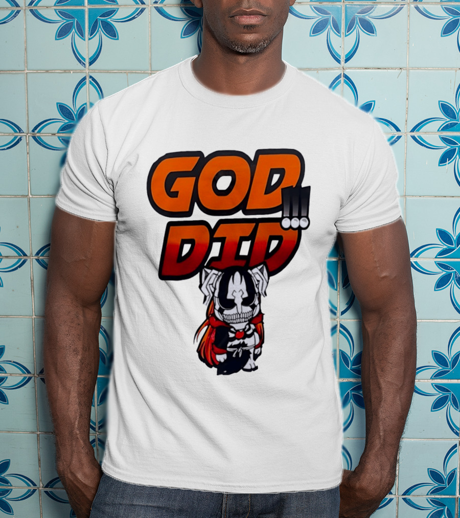 Ichigo Kurosaki God Did Bleach Anime Chibi T-Shirt