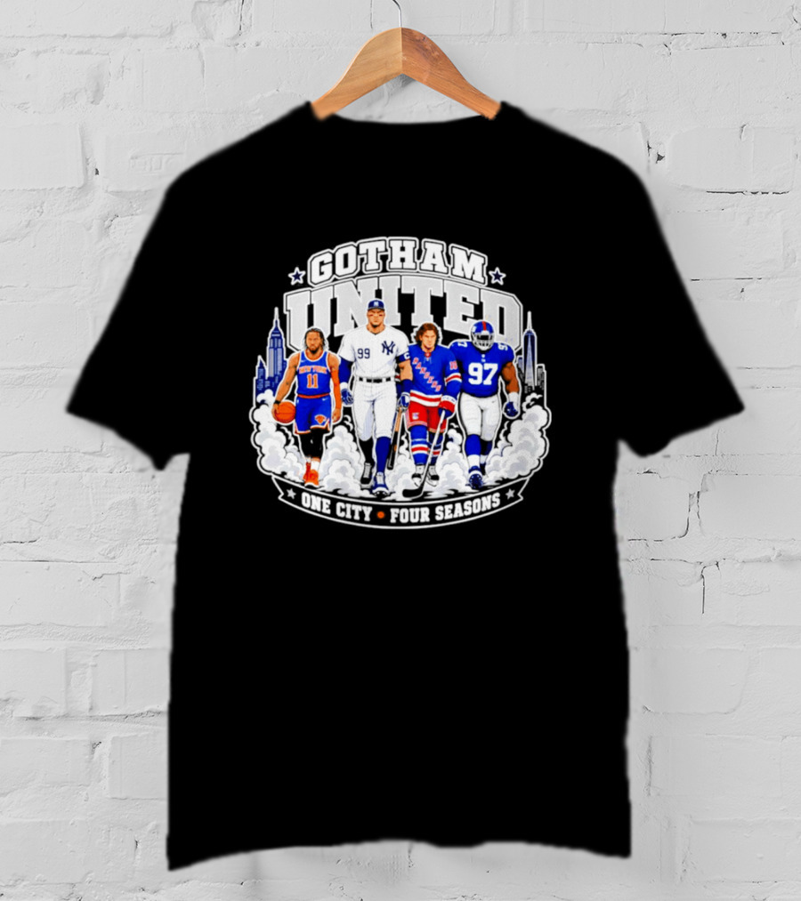 Gotham United New York One City Four Seasons T-Shirt