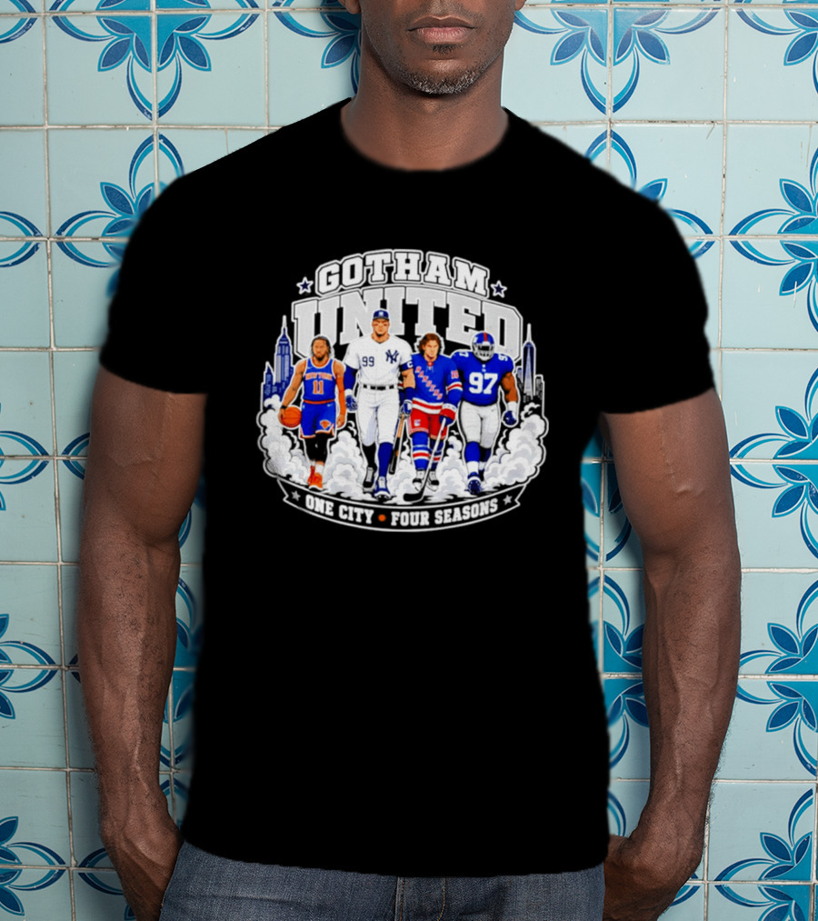 Gotham United New York One City Four Seasons T-Shirt