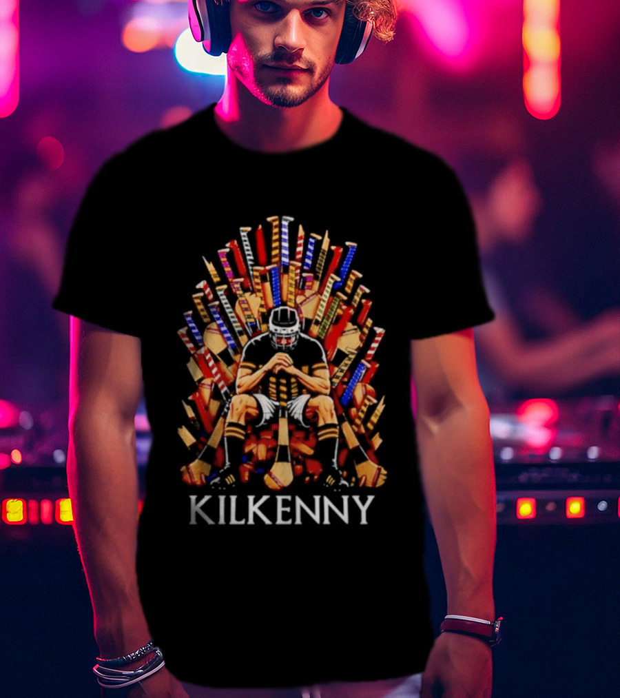 Kilkenny Hurling Iron Throne Game Of Hurls T-Shirt