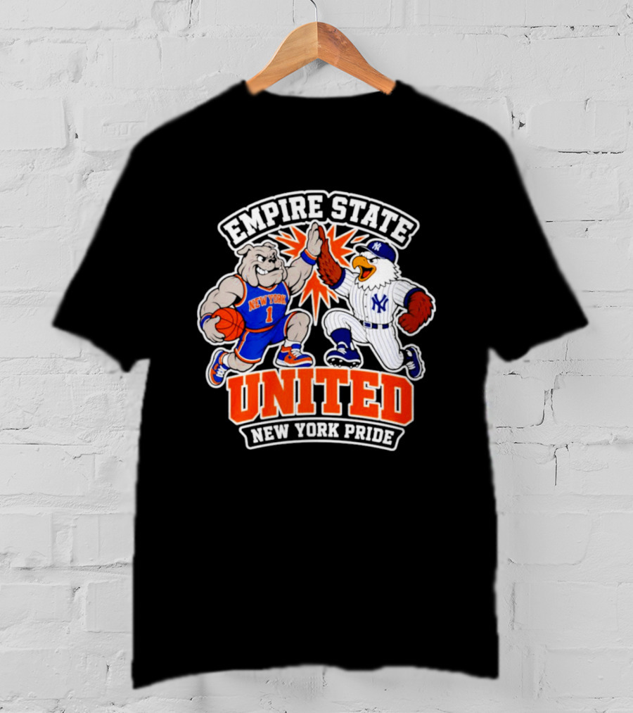 Empire State United New York Knicks Yankees Pride T-Shirt