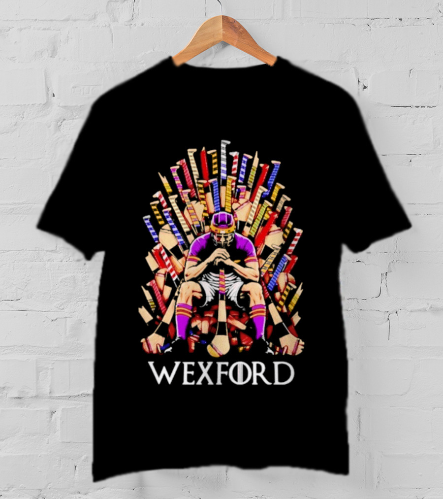 Wexford Game Of Hurls Throne Hurling Player T-Shirt