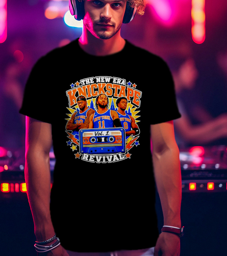 New York Knicks The New Era Knickstape Vol 1 Revival T-Shirt