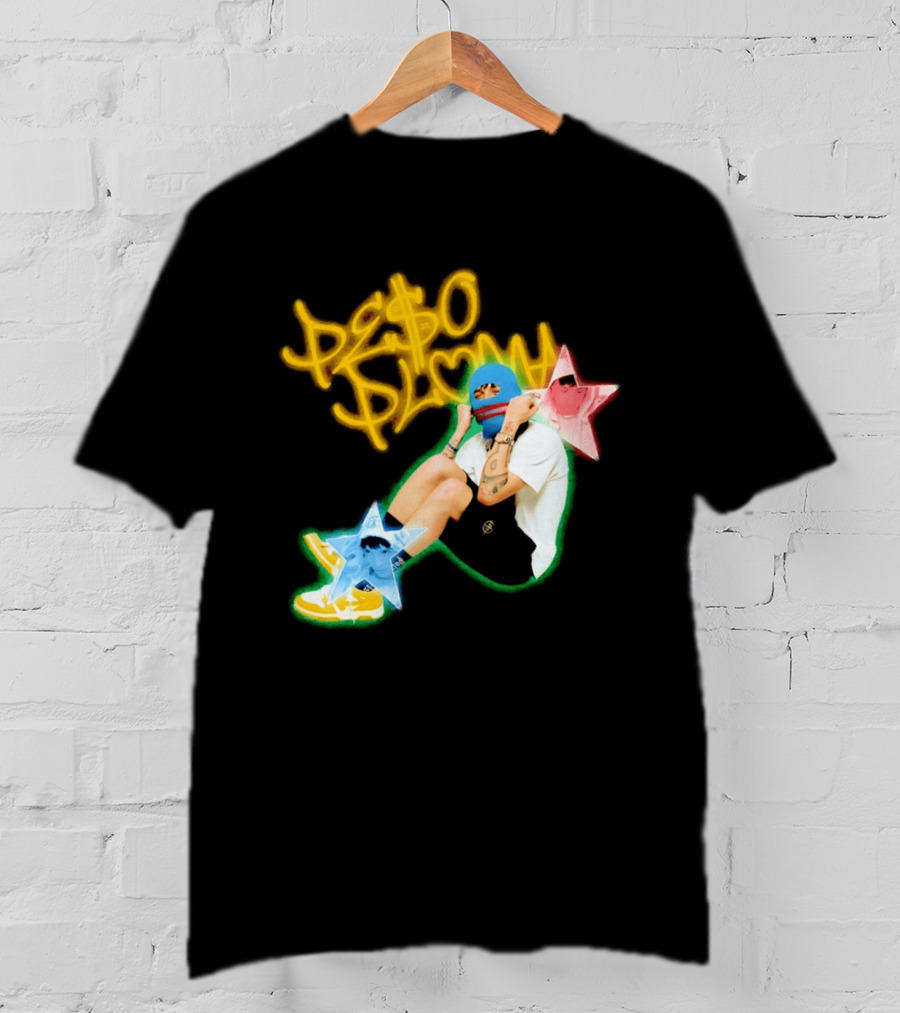 Peso Pluma Zero Love Balaclava Stars P Hundred T-Shirt