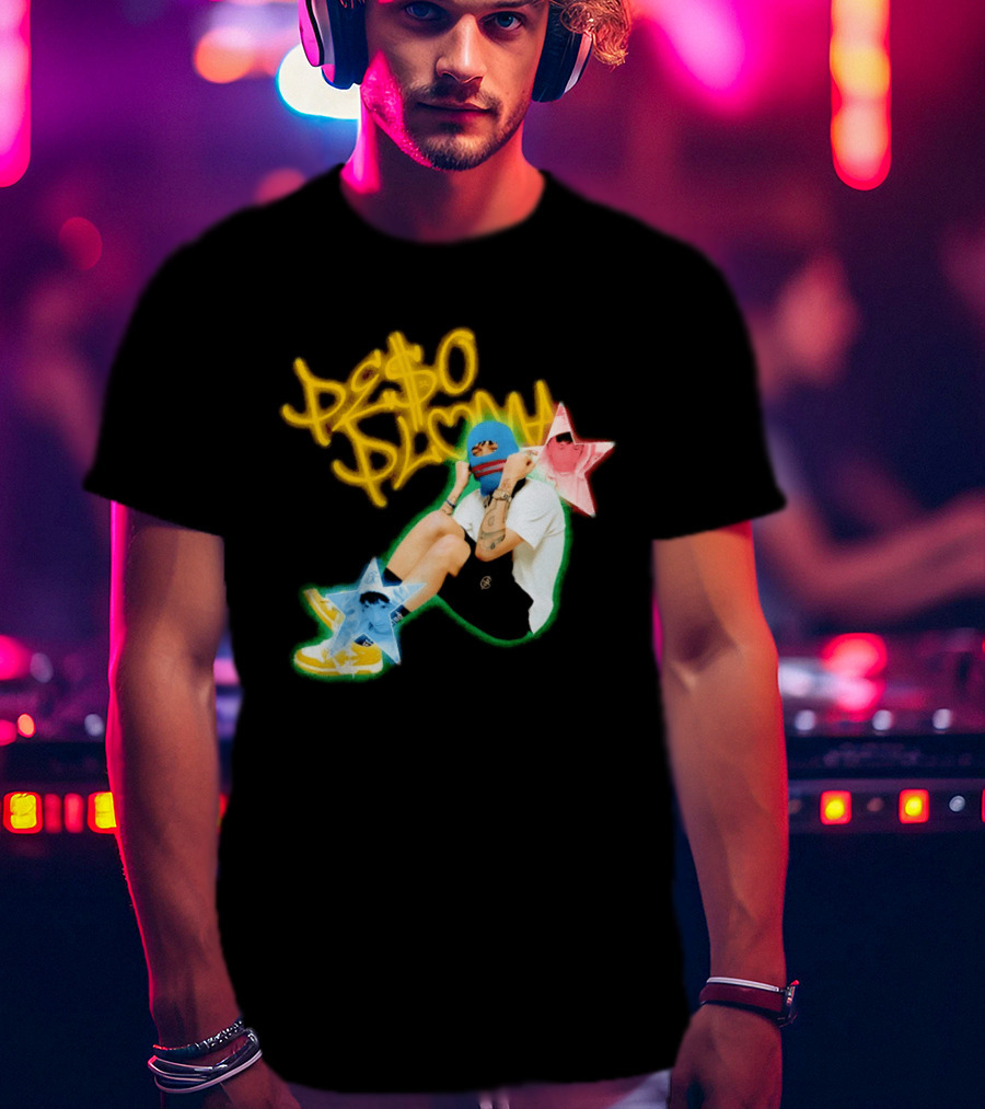 Peso Pluma Zero Love Balaclava Stars P Hundred T-Shirt