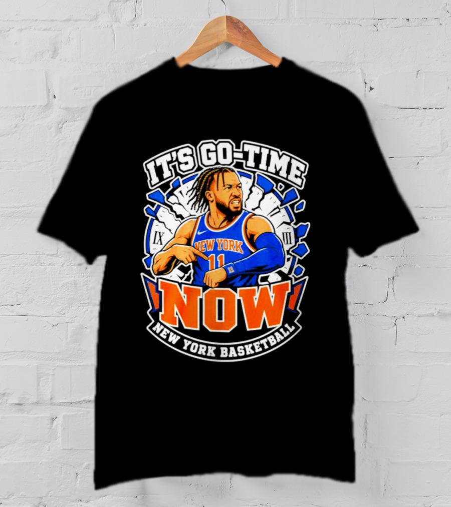 New York Basketball Jalen Brunson It's Go Time Now T-Shirt