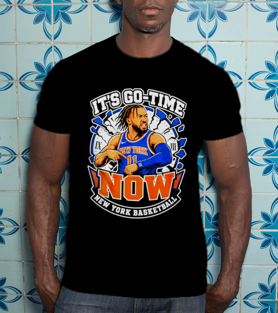 New York Basketball Jalen Brunson It's Go Time Now T-Shirt