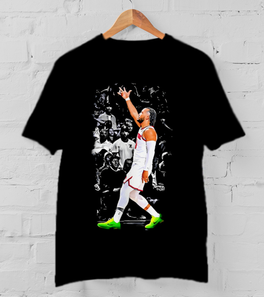 Jalen Brunson New York Basketball Player Iconic Celebration Moment T-Shirt