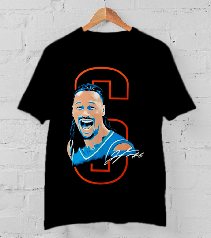 Jaylin Williams OKC Thunder #6 Cartoon T-Shirt