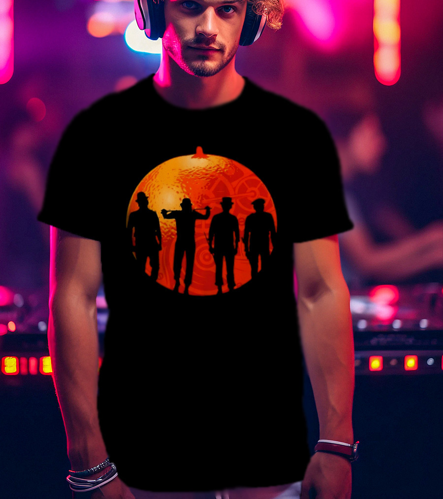 A Work Orange The Droogs Silhouettes Orange Gang T-Shirt