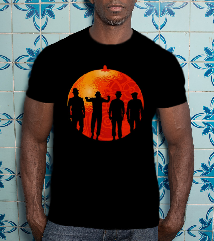 A Work Orange The Droogs Silhouettes Orange Gang T-Shirt