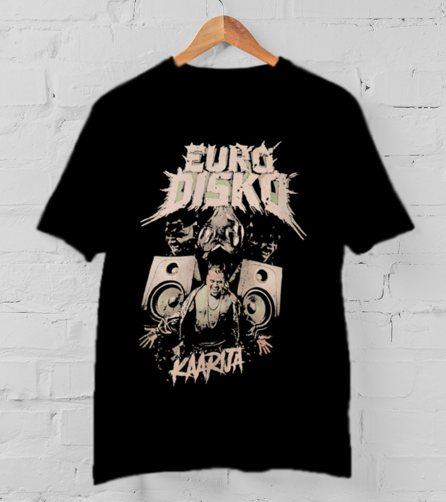 Euro Disko Kaarija Music Speakers And Dance Party T-Shirt