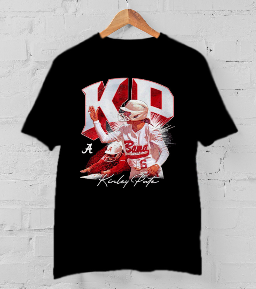 KP Alabama Bama Softball Kinley Pate NCAA Player T-Shirt
